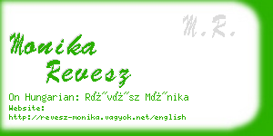 monika revesz business card